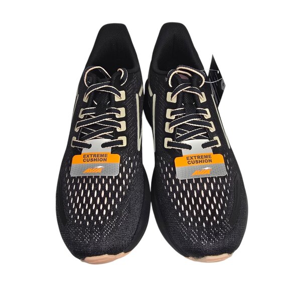 Avia Lightweight Comfort Performance Sneakers Women's Black/Tan Odor Control - Picture 3 of 11